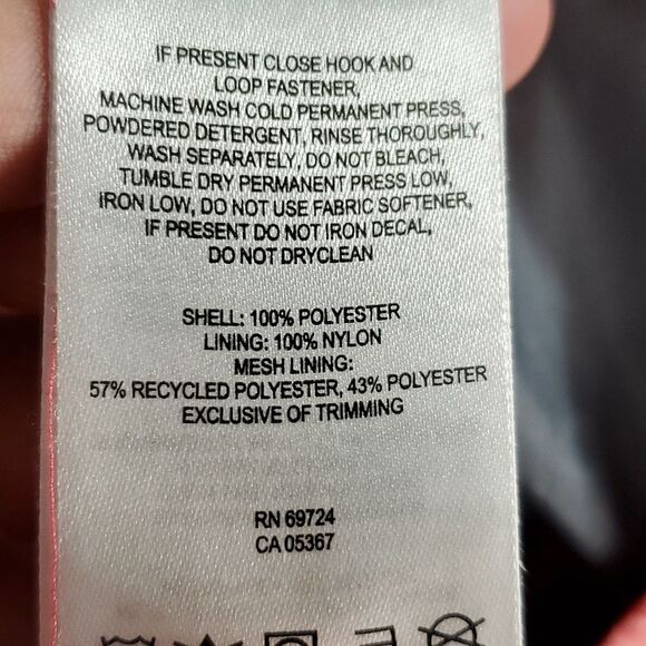 Columbia medium hooded pink water and wind resistant jacket - Picture 7 of 7